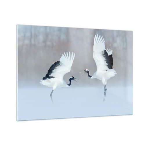 Obraz na skle - Tanec v hmle - 100x70 cm