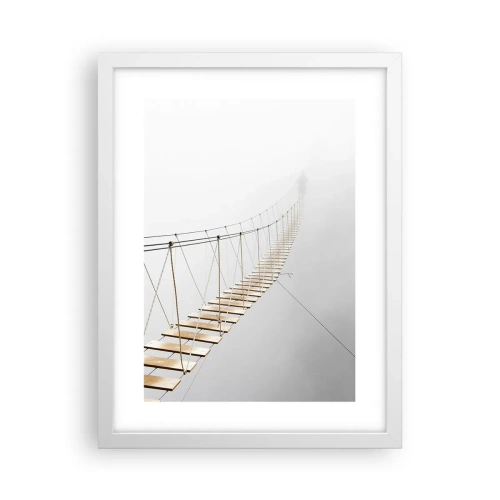 Plagát v bielom ráme - Kam vás zavedie? - 30x40 cm