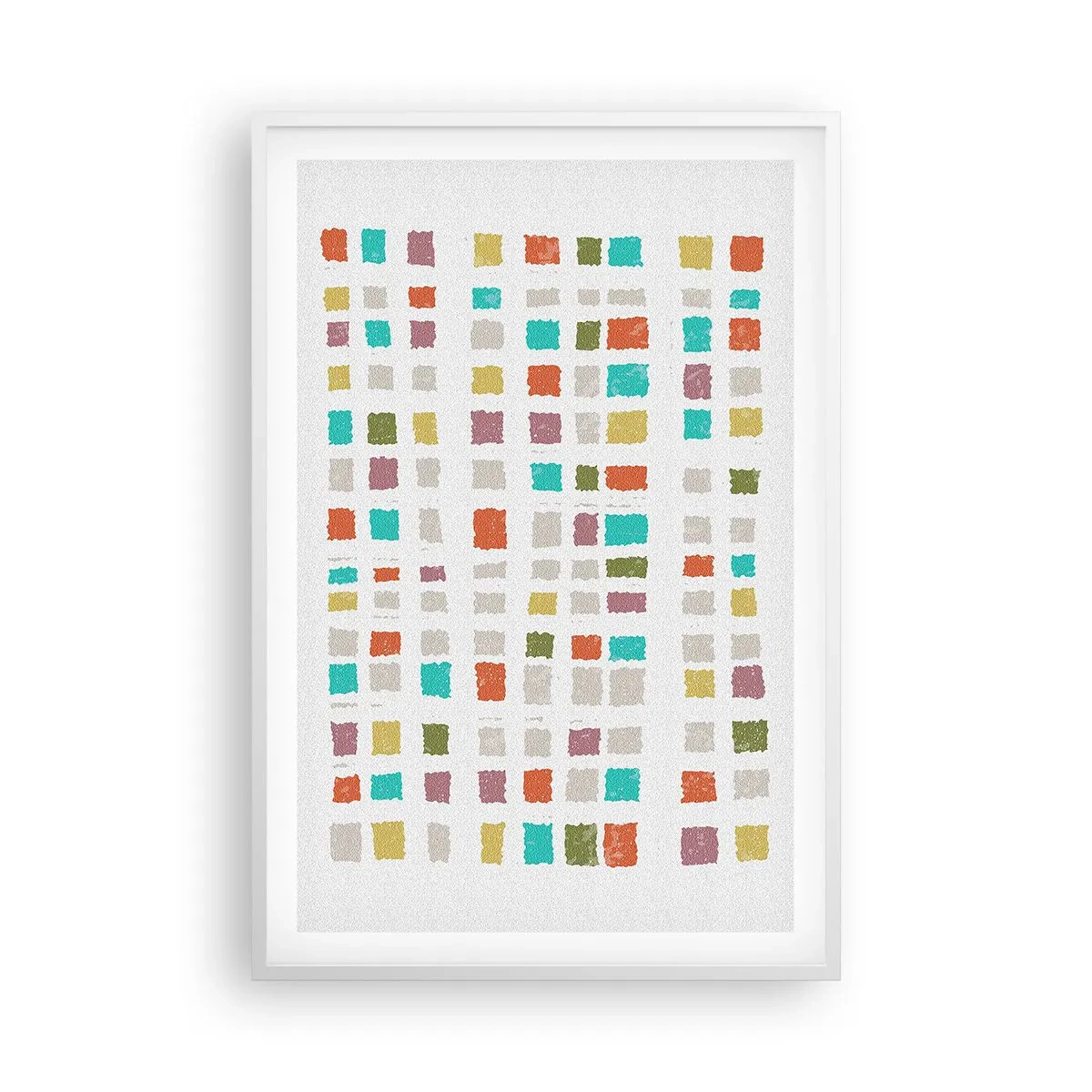 Plagát v bielom ráme - Neznáma hra - 61x91 cm