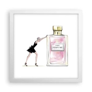 Plagát v bielom ráme - Podstata ženskosti - 30x30 cm