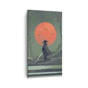 Obraz na plátne - Bojovník červeného mesiaca - 45x80 cm