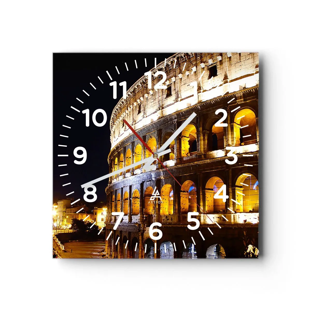 Nástenné hodiny - Je čas začať olympijské hry - 40x40 cm