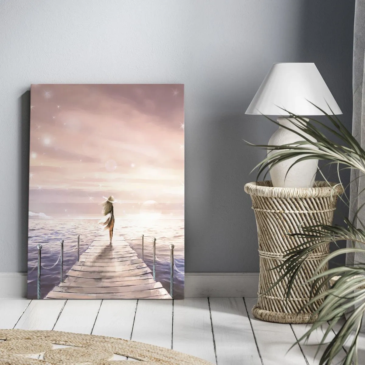 Obraz na plátne - Vo svetle sna - 50x70 cm