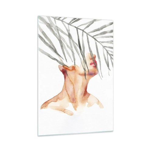 Obraz na skle - Vnímať tep trópov - 50x70 cm