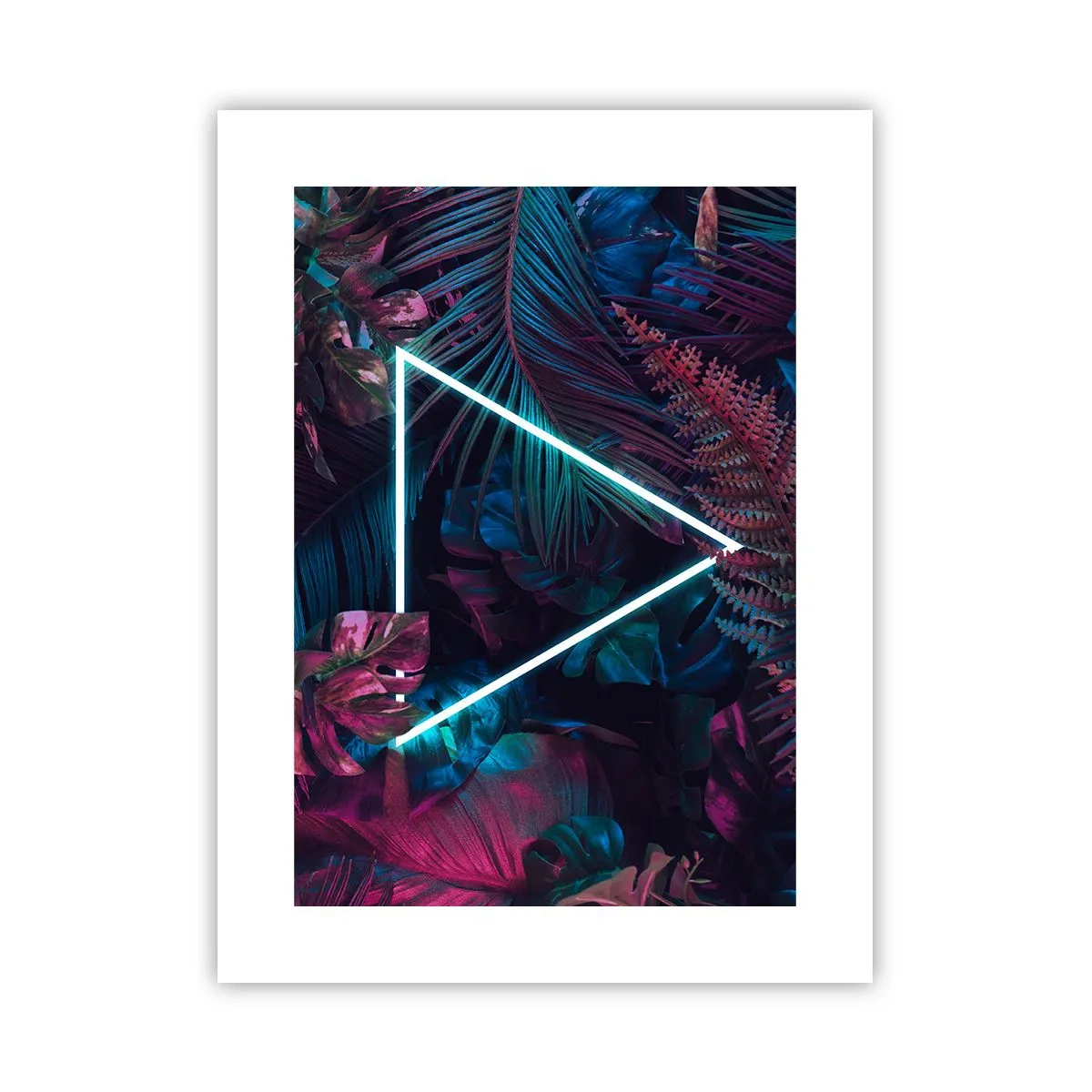 Plagát - Záhrada v disco štýle - 30x40 cm