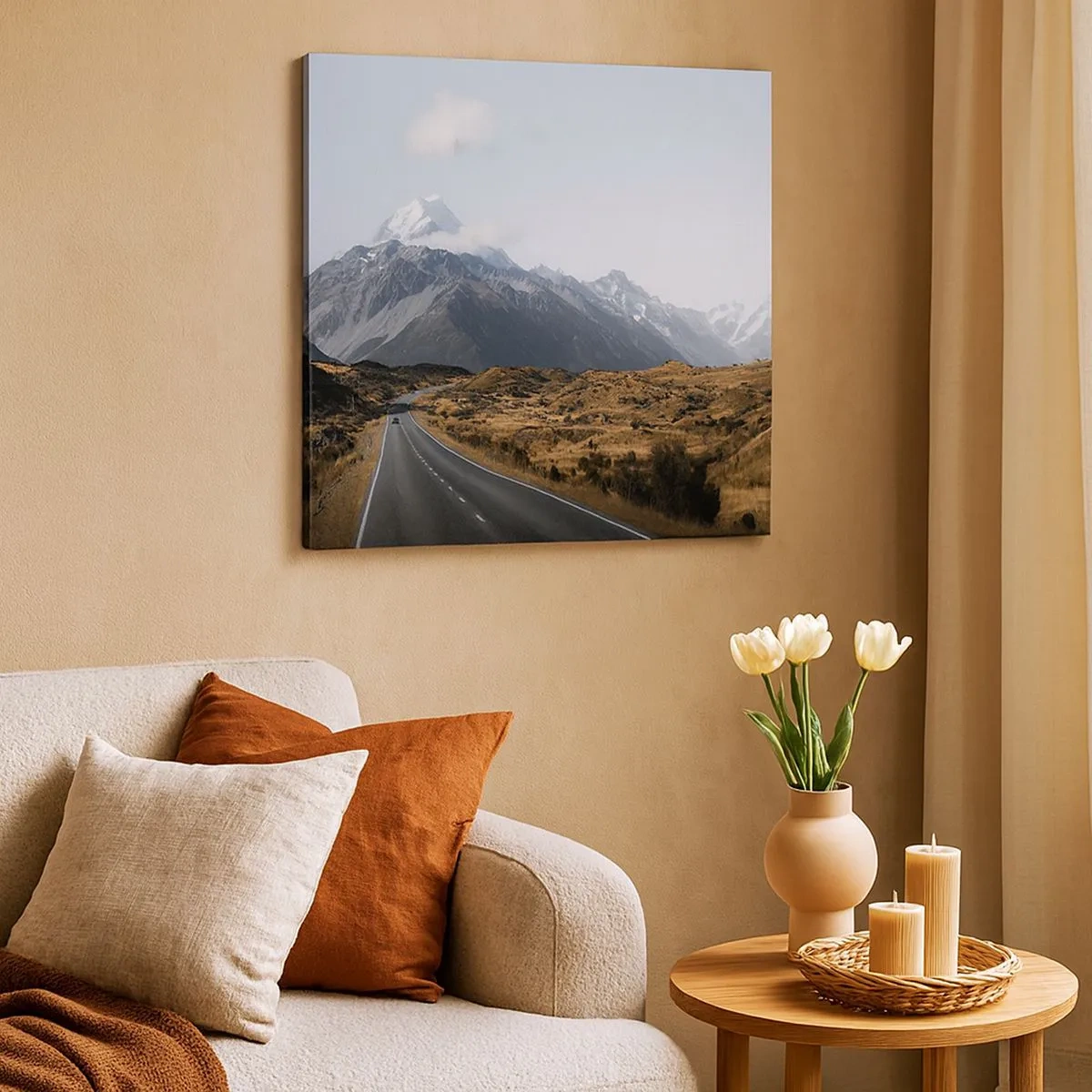 Obraz na plátne - Cesta do srdca hôr - 30x30 cm