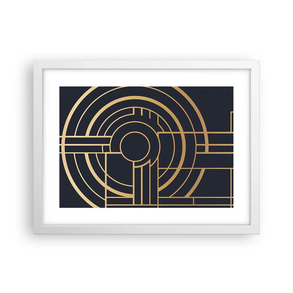 Plagát v bielom ráme - Obraty udalosti - 40x30 cm