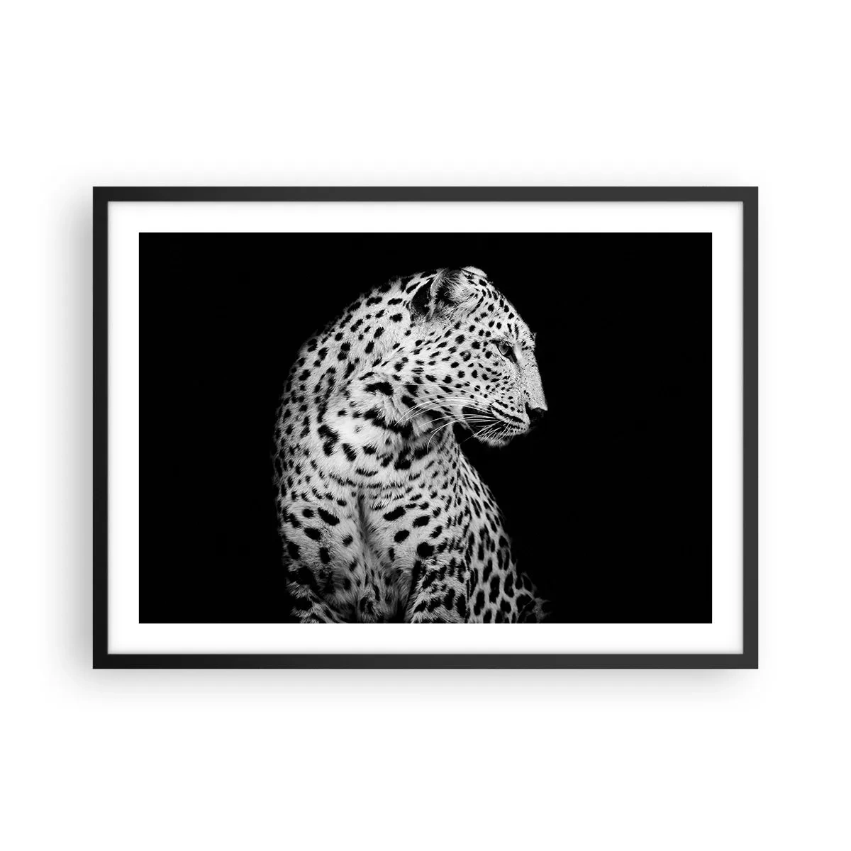Plagát v čiernom ráme - Pravý profil perfektný! - 70x50 cm