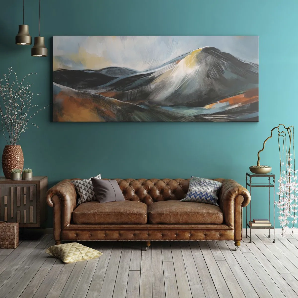 Obraz na plátne - Surové a krásne - 90x30 cm