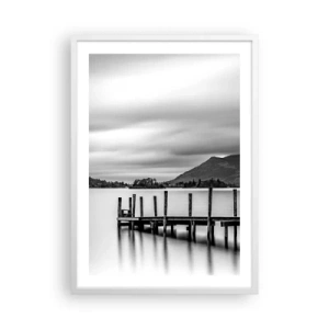 Plagát v bielom ráme - Jemnosť a sila - 50x70 cm