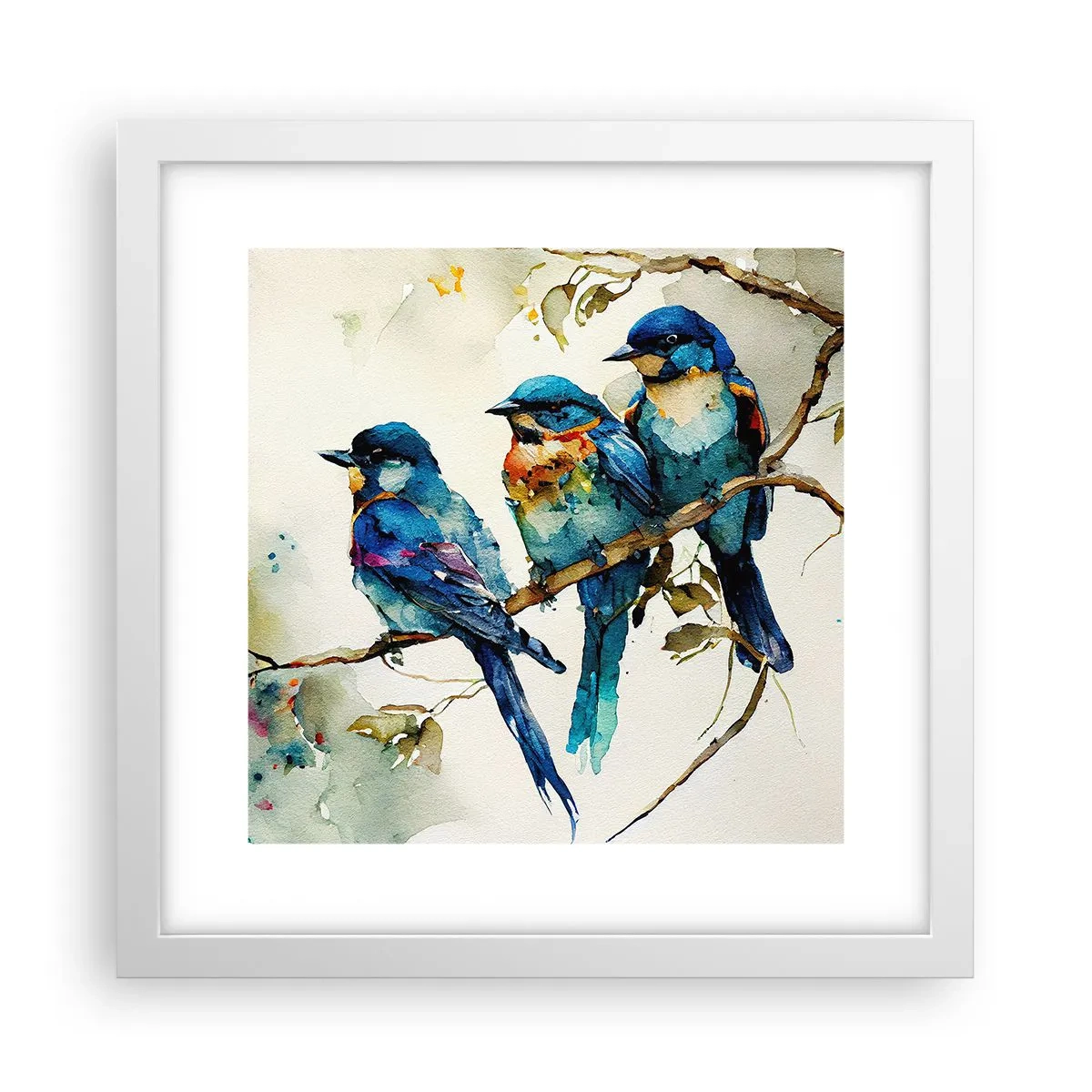 Plagát v bielom ráme - Urazil sa? - 30x30 cm