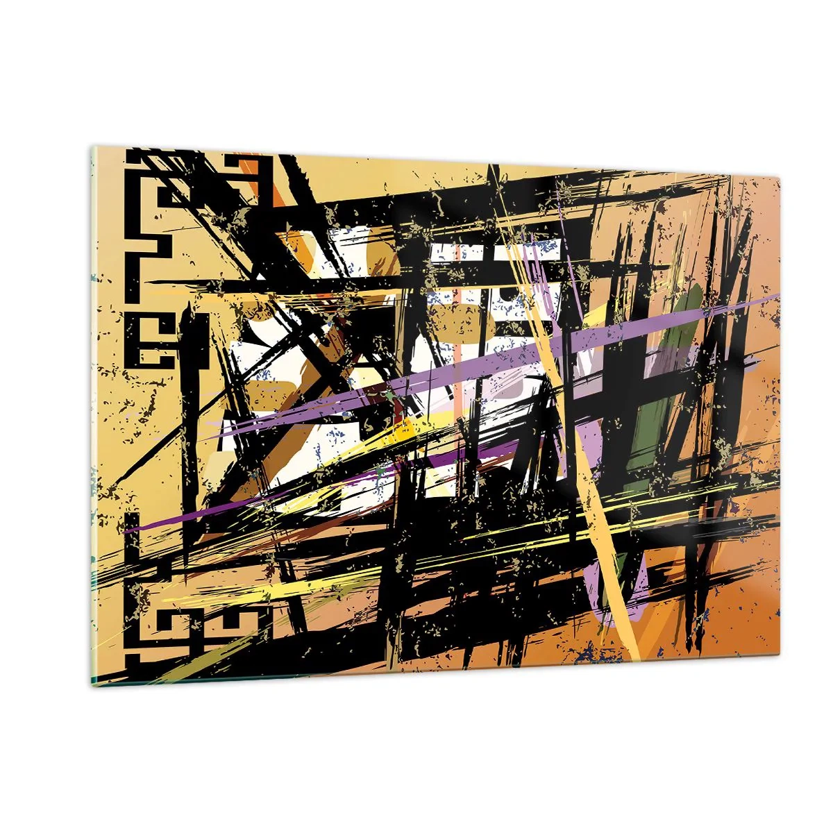 Obraz na skle - Ostrý rez - 120x80 cm