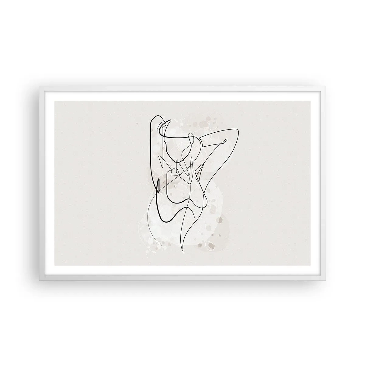 Plagát v bielom ráme - Umenie zvádzania - 91x61 cm