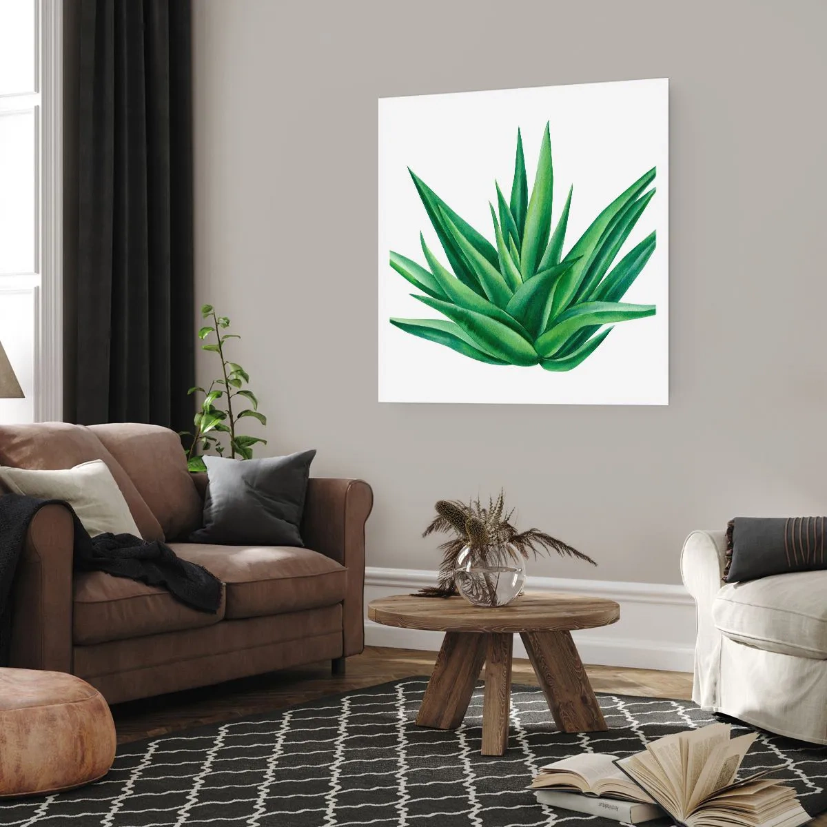 Plagát - Zelená – sila – život - 50x50 cm