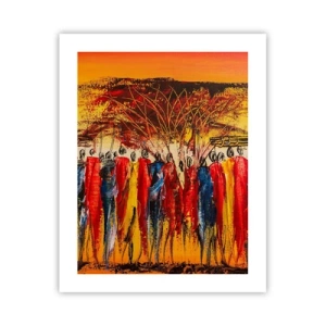 Plagát - Tam, tam, tam, tam idú - 40x50 cm