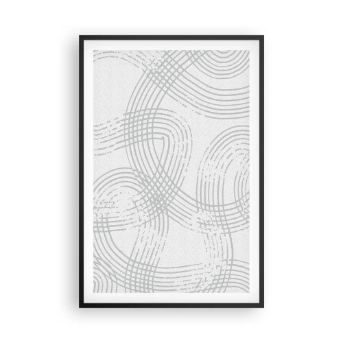Plagát v čiernom ráme - Jednoduché východisko neexistuje - 61x91 cm