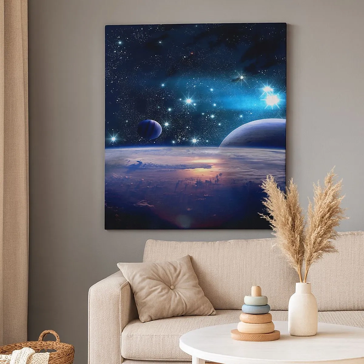 Obraz na plátne - Stále sami? - 30x30 cm