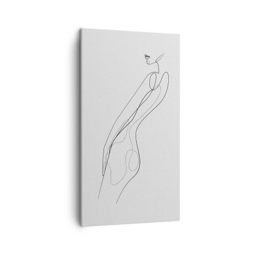 Obraz na plátne - Iba sľub - 45x80 cm