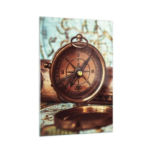 Obraz na skle - Pirátske dobrodružstvo v Karibiku čaká - 70x100 cm