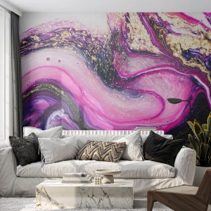 Fototapeta Premium Canvas - Okamih v zákulisí - Abstrakcia, Kus, Moderný vzor - 400x280 cm