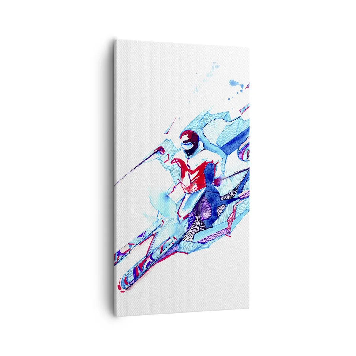 Obraz na plátne - Šialený beh za radosťou - 55x100 cm