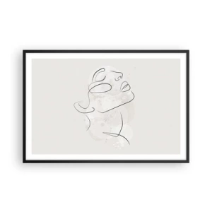 Plagát v čiernom ráme - Náčrt sna - 91x61 cm