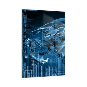 Obraz na skle - Inžinierska anatómia - 50x70 cm