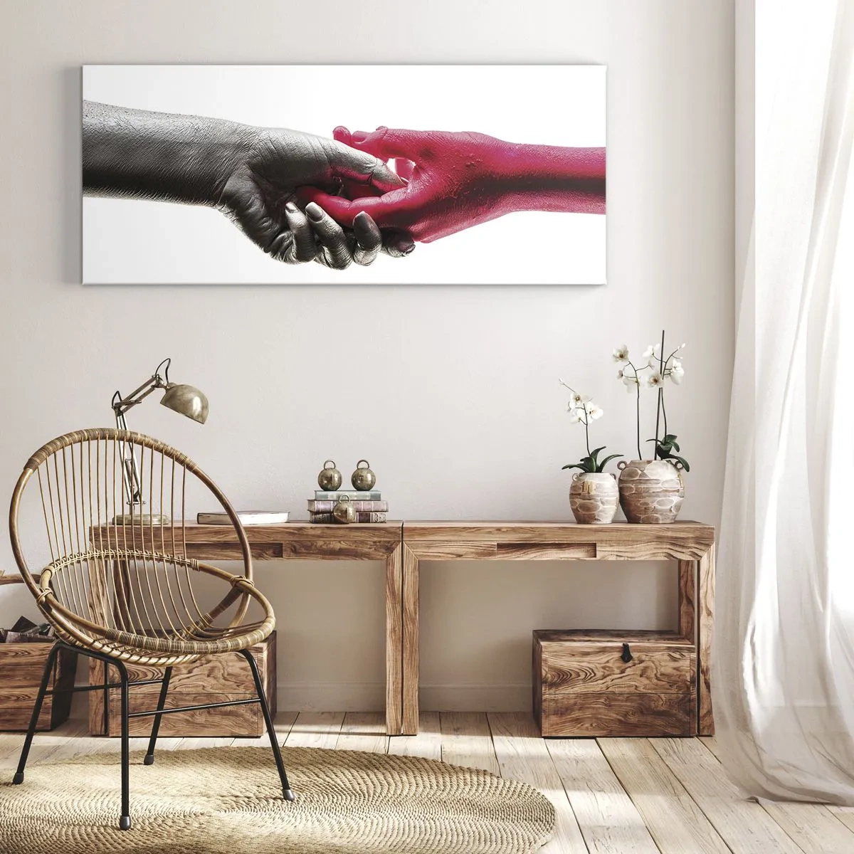 Obraz na plátne - Spolu aj keď sme odlišní - 160x50 cm