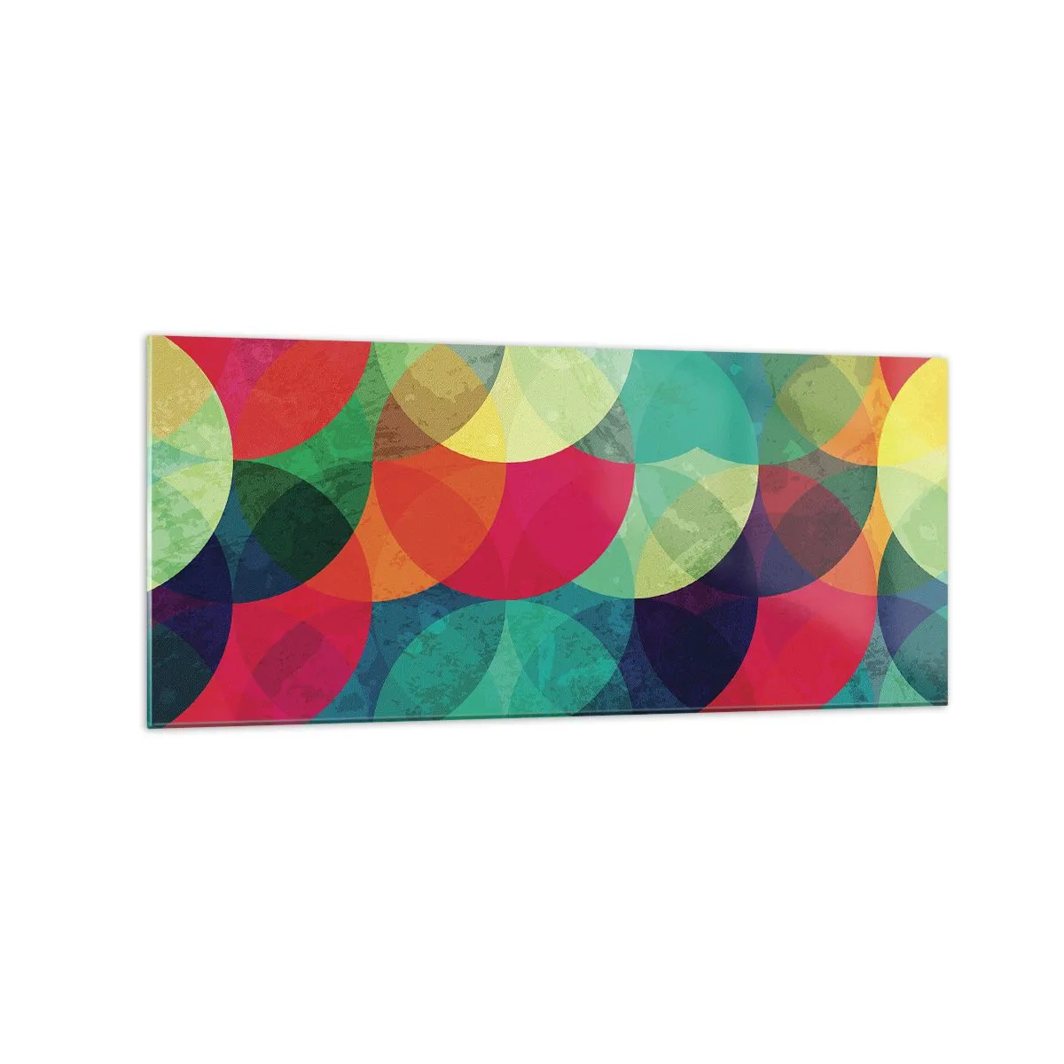 Obraz na skle - Vstúpiť do dúhy - 120x50 cm