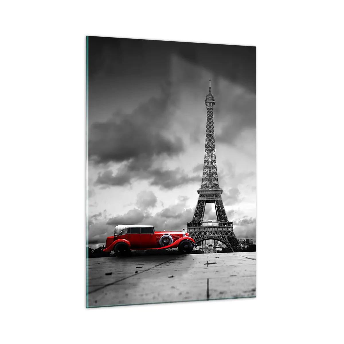 Obraz na skle - Nie tak dávno v Paríži - 50x70 cm