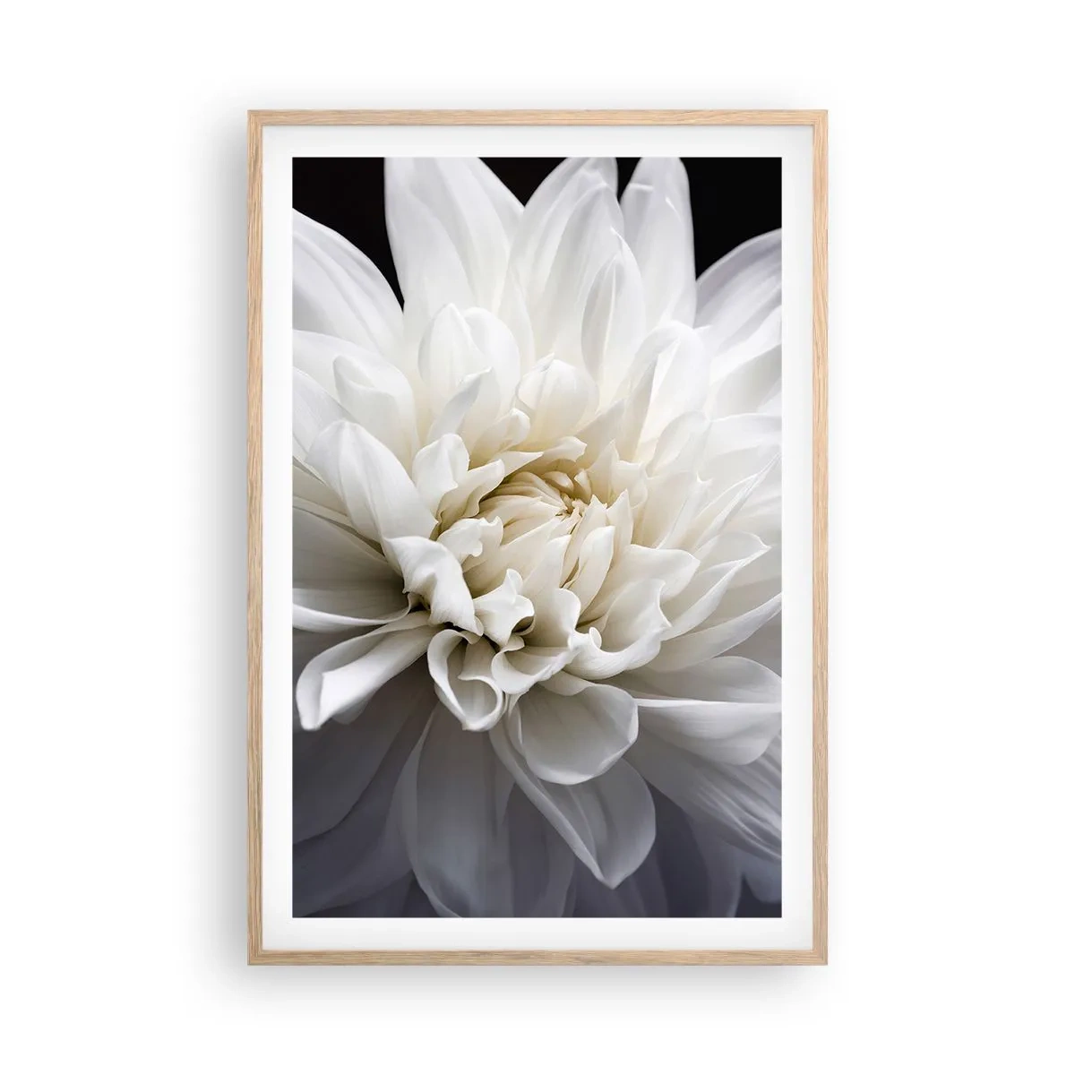 Plagát v ráme zo svetlého duba - Ráno s nevestou - 61x91 cm