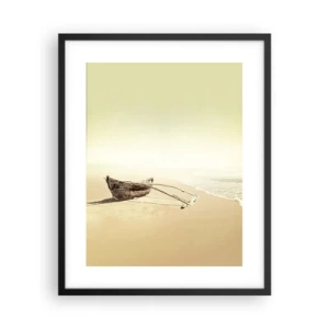 Plagát v čiernom ráme - Spomienka na južné more - 40x50 cm