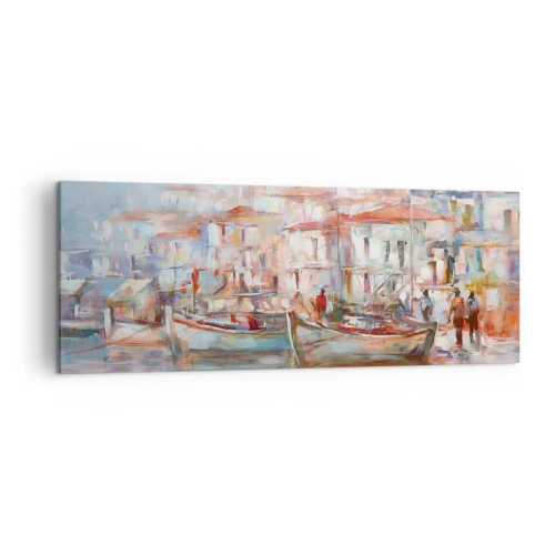 Obraz na plátne - Pastelová dovolenka - 140x50 cm