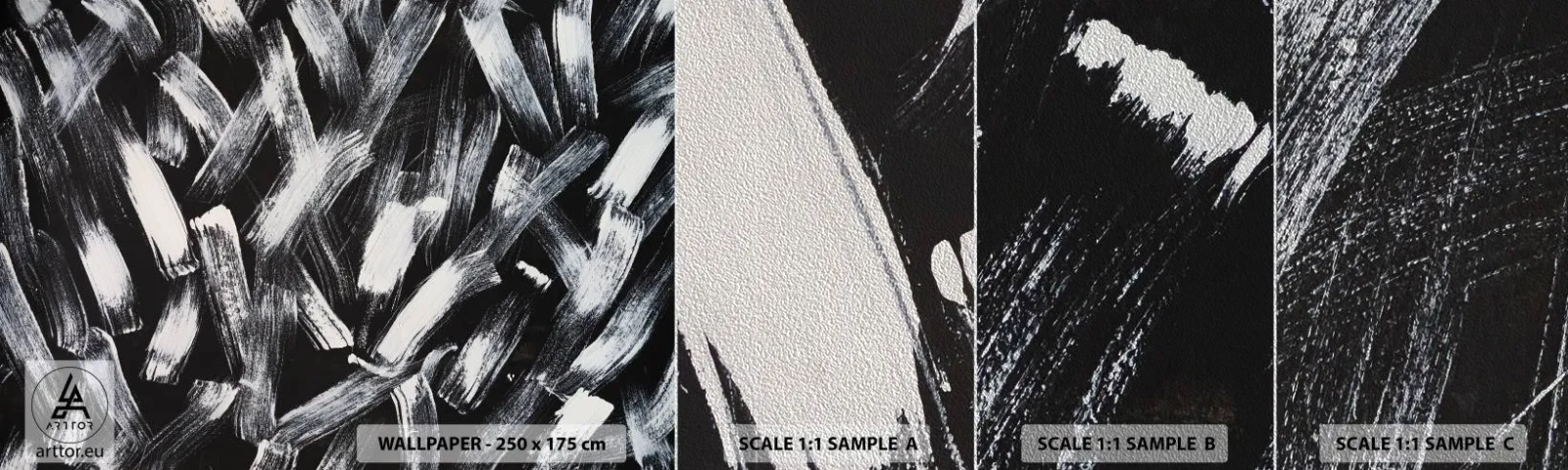 Vzorka fototapety Premium Sand - Abstrakcia v industriálnom duchu - Kus, Moderné, Kefovanie - 100x30 cm