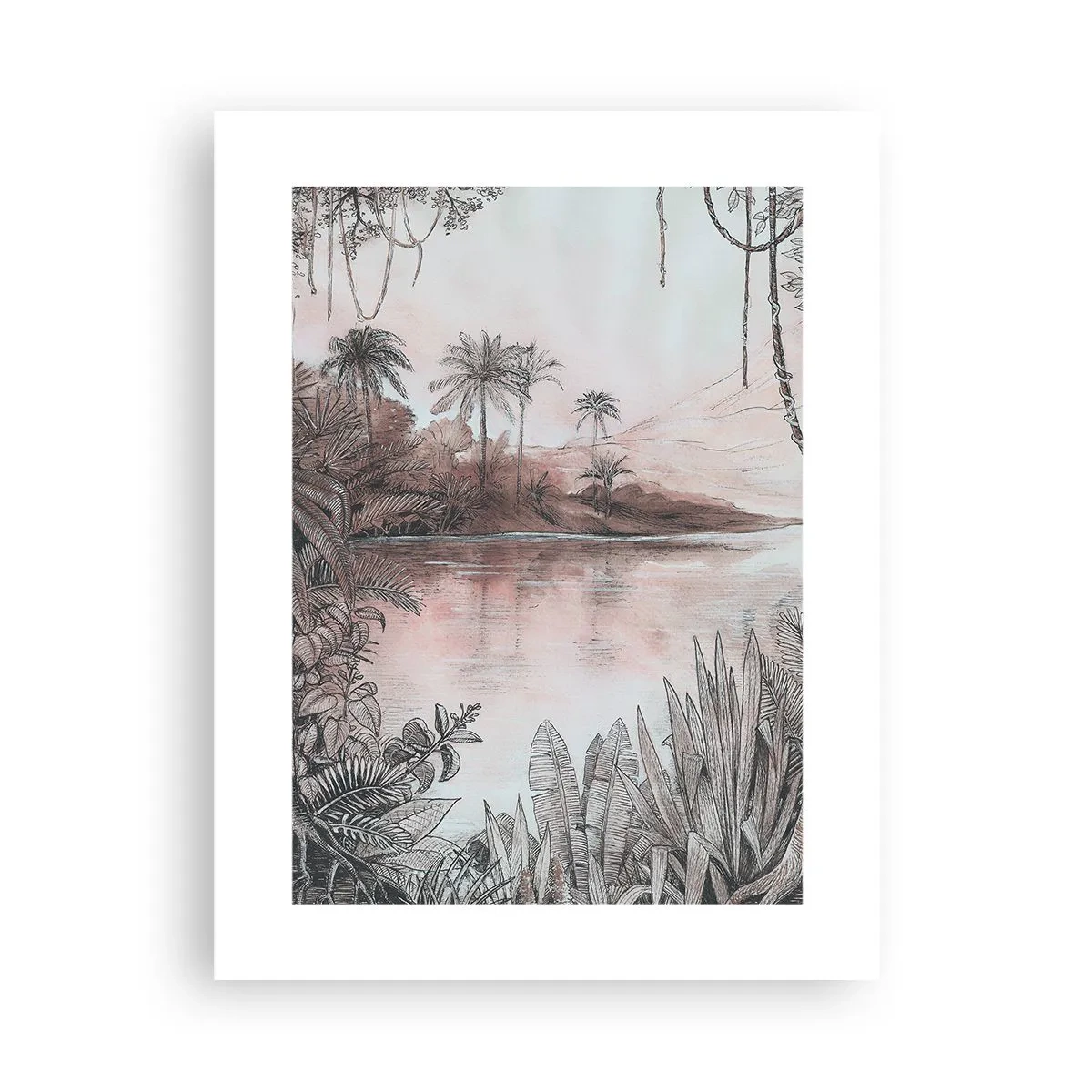 Plagát - Denník cestovateľa z 19. storočia - 30x40 cm