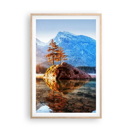 Plagát v ráme zo svetlého duba - Príroda v novom svetle - 61x91 cm