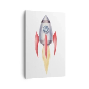 Obraz na plátne - Vyššie, rýchlejšie, ďalej - 80x120 cm