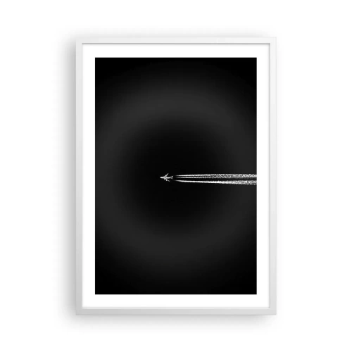 Plagát v bielom ráme - Do inej dimenzie - 50x70 cm