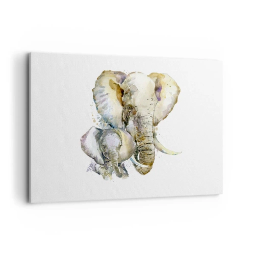 Obraz na plátne - Najlepšie je u mamy - 120x80 cm