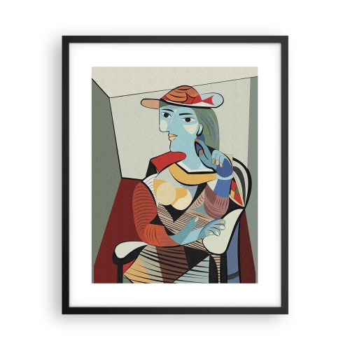 Plagát v čiernom ráme - Očami Picassa - 40x50 cm