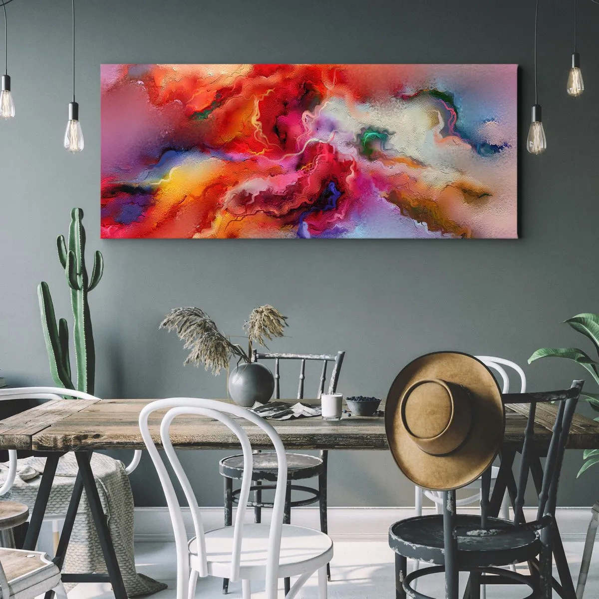 Obraz na plátne - Ako zachytiť sny - dym - 120x50 cm