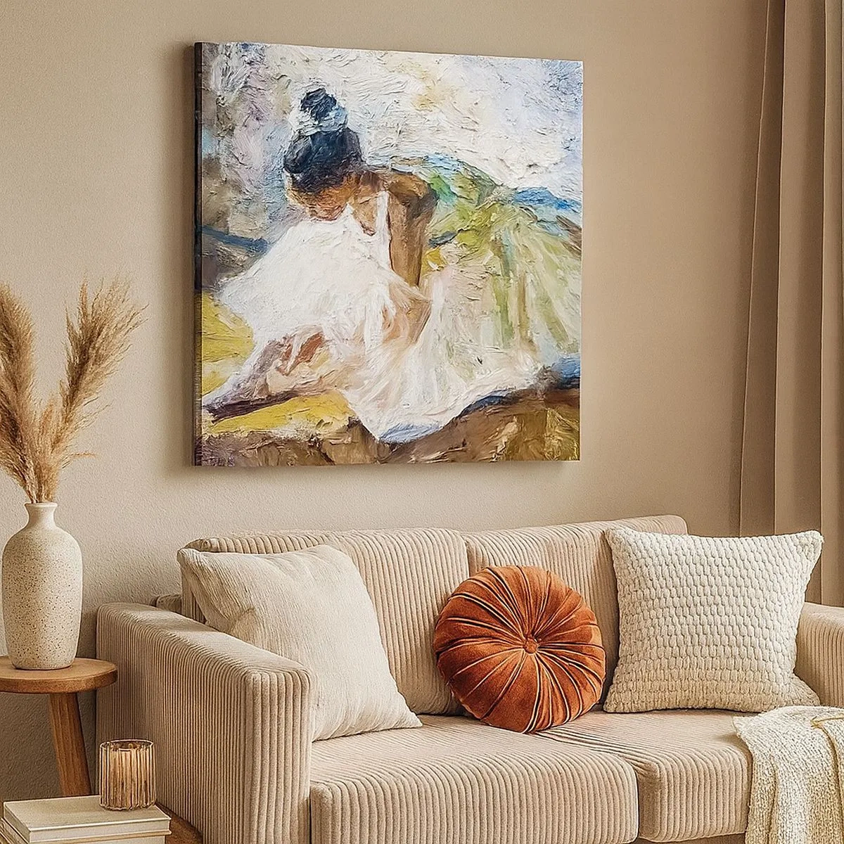 Obraz na plátne - Z Degasovho obrazu - 30x30 cm