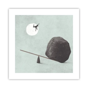 Plagát - Splnený sen - 40x40 cm
