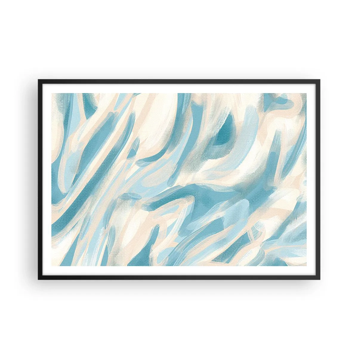 Plagát v čiernom ráme - Jarné závany - 100x70 cm