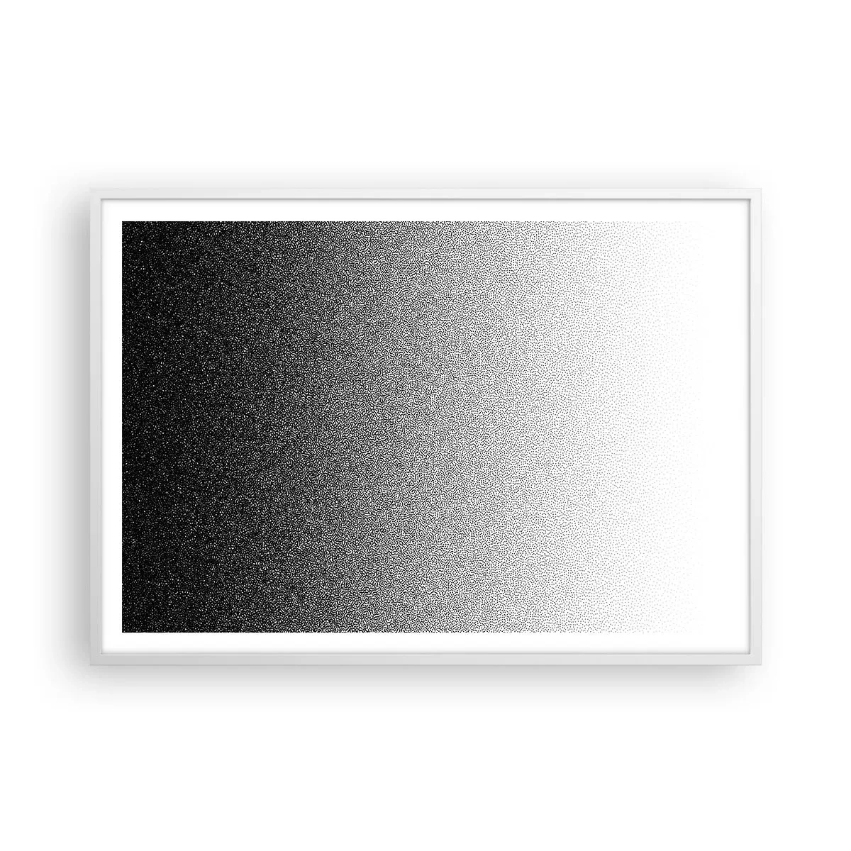 Plagát v bielom ráme - Smerom ku svetlu - 100x70 cm