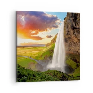 Obraz na plátne - Vrchol islandského leta - 70x70 cm
