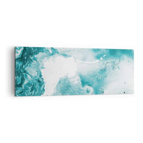 Obraz na plátne - Povodie modrej - 140x50 cm