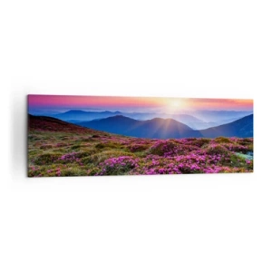 Obraz na plátne - Zavoňali svieže púčiky byliniek z obilných polí - 160x50 cm