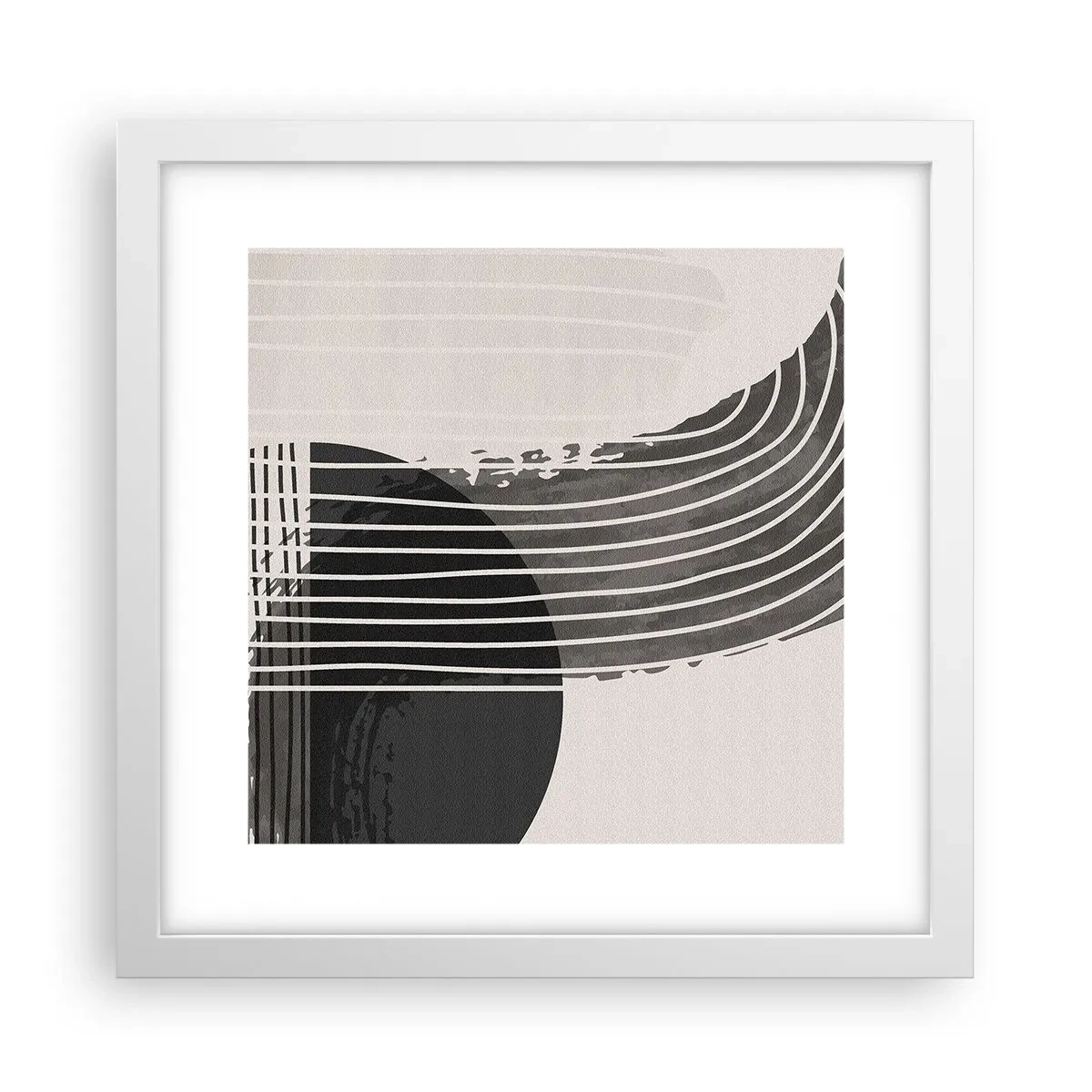 Plagát v bielom ráme - Tam a späť - 30x30 cm