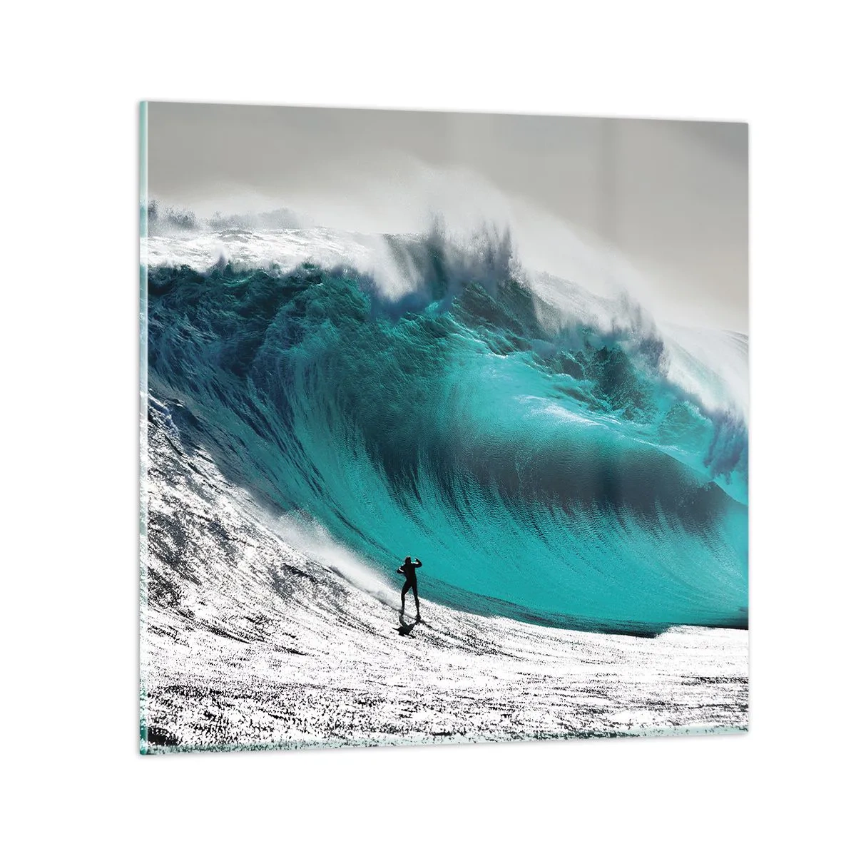 Obraz na skle - Výzva prijatá - 70x70 cm